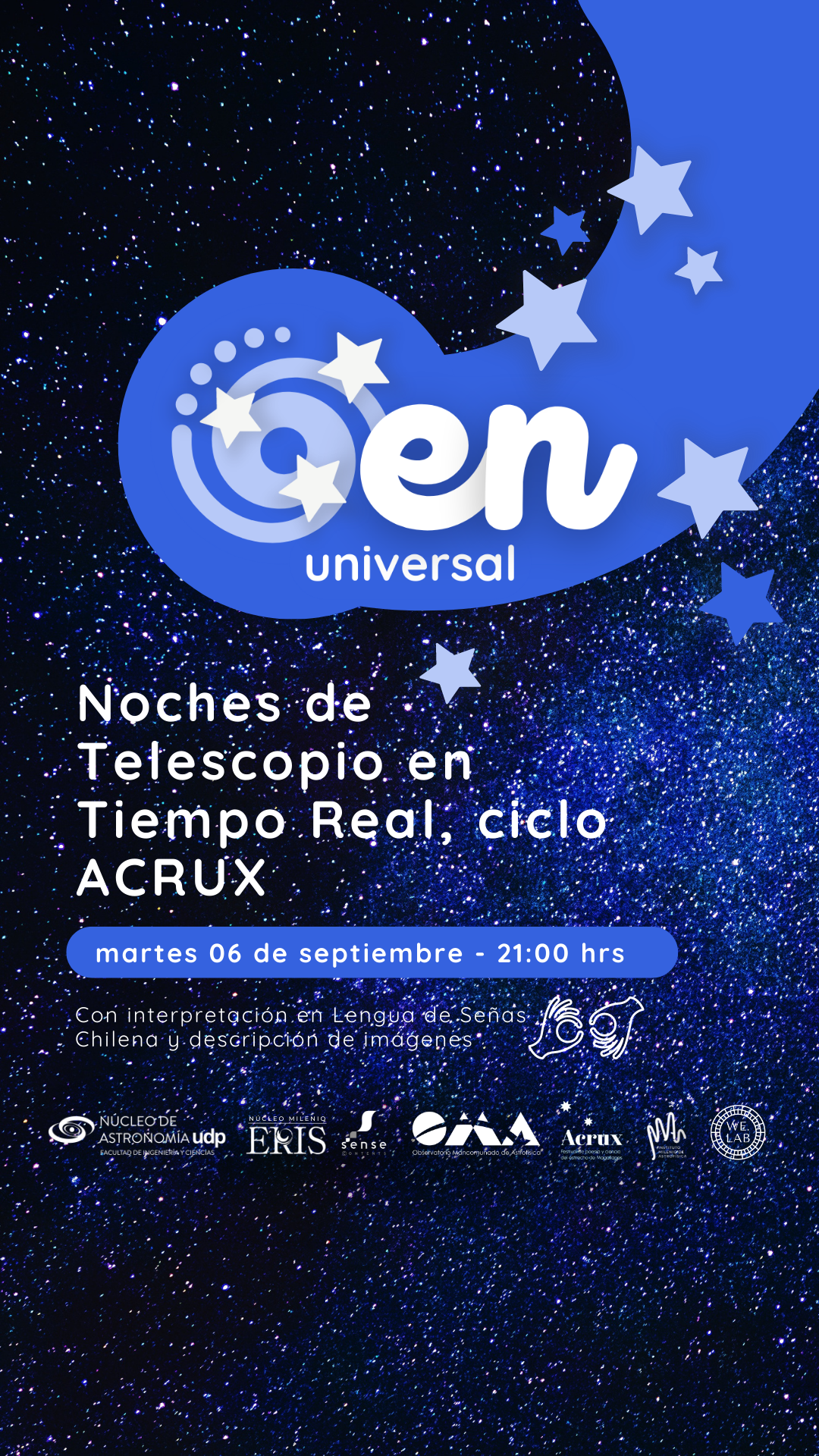 Astrónomos y poetas se reúnen para una noche de observación astronómica