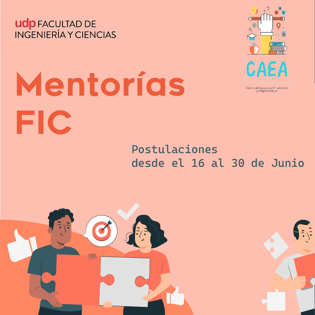 Facultad de Ingeniería y Ciencias UDP inicia programa de Mentorías
