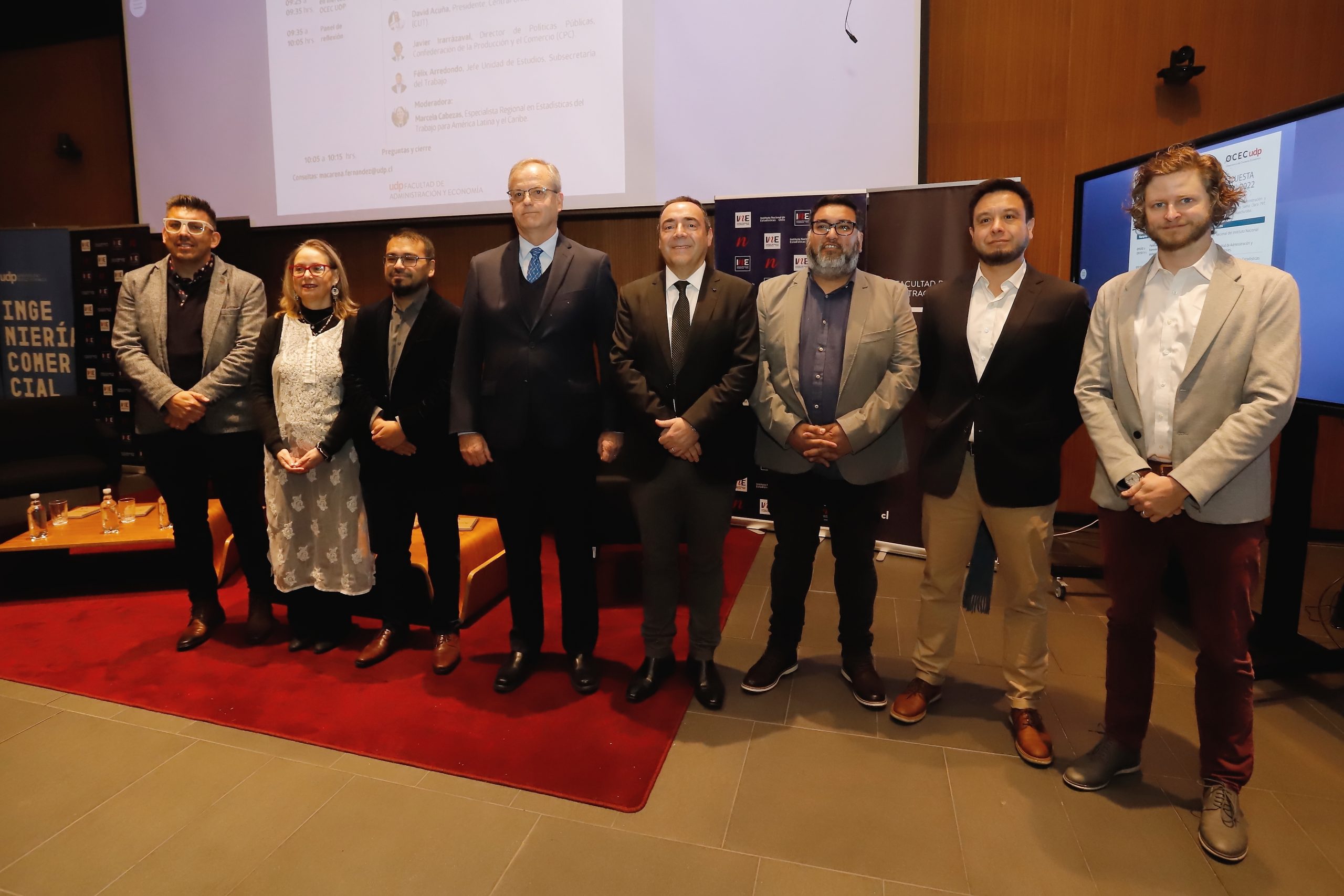 INE lanza Encuesta Suplementaria de Ingresos (ESI) 2022 en la Facultad de Administración y Economía de la UDP