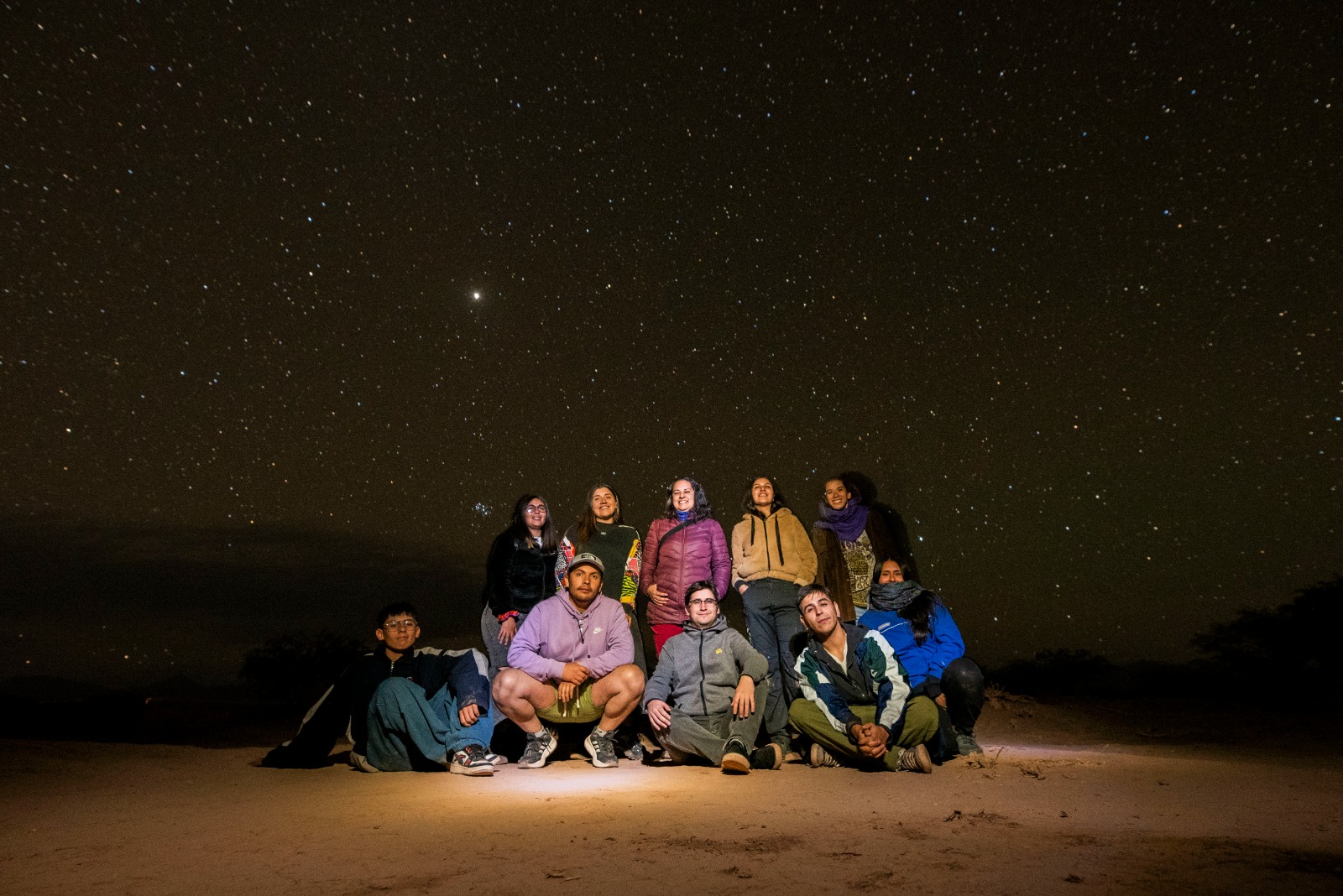 Equipo del Instituto de Estudios Astrofísicos UDP realizó actividades de inclusión en San Pedro de Atacama y en la Región de Los Lagos
