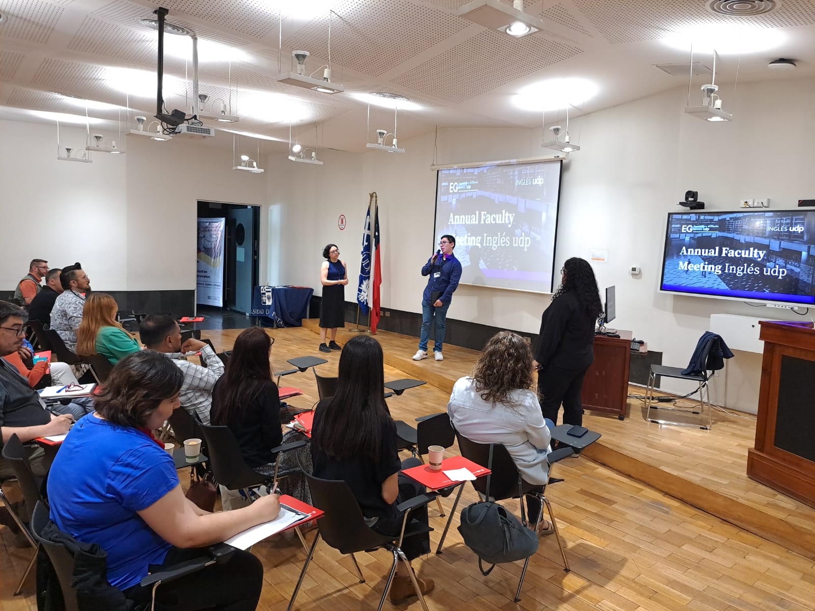 Con éxito se realizó la primera jornada académica Annual Faculty Meeting Inglés UDP