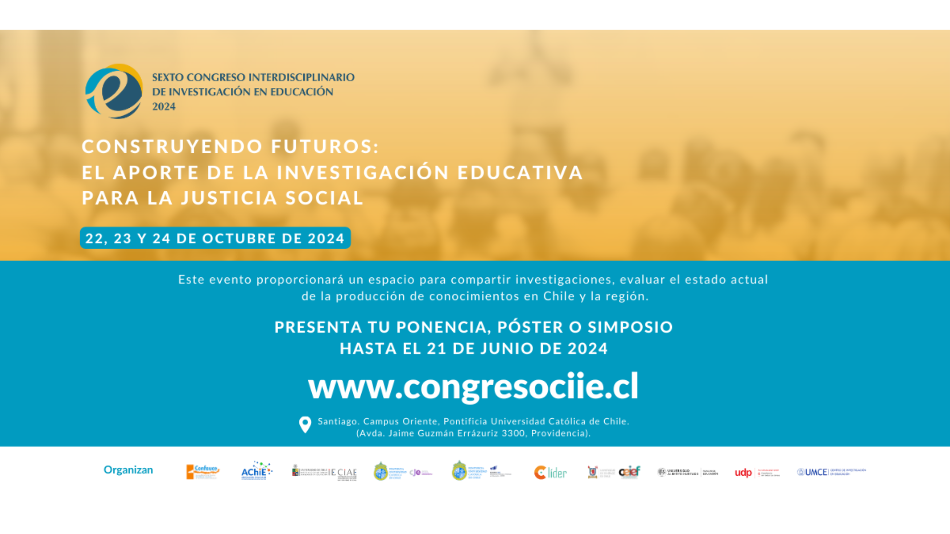 Sexto Congreso Interdisciplinario de Investigación en Educación cerró sus inscripciones con récord de convocatoria