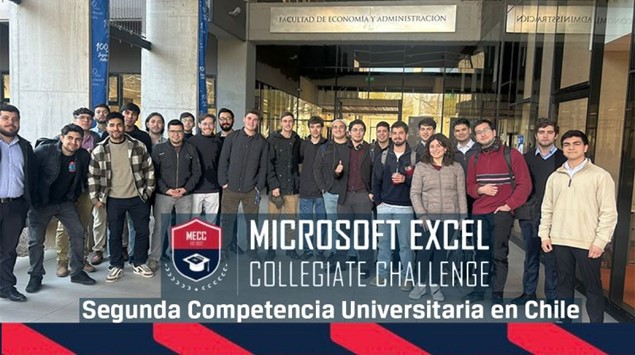 Estudiantes de la Facultad de Administración y Economía de la UDP participaron en competencias de Excel Universitaria en Chile