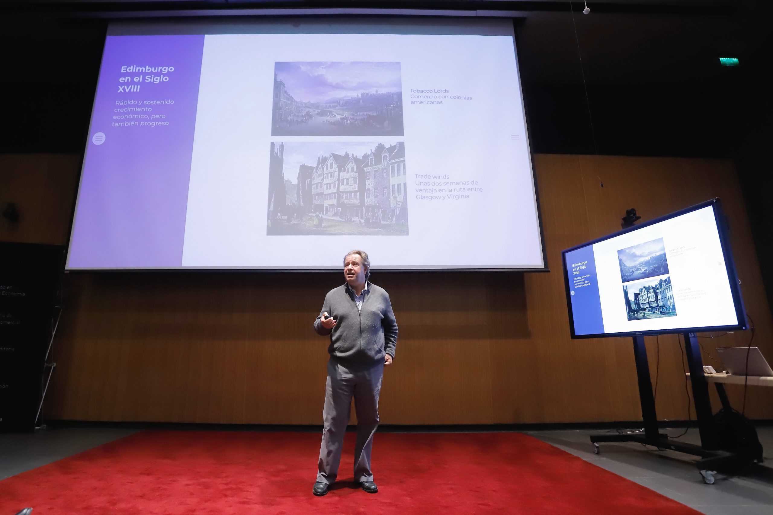 Leonidas Montes presentó charla del Seminario Ciclo EGC: “Adam Smith: el filósofo economista”