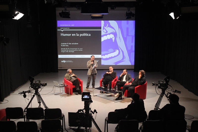 Democracia UDP e Instituto de Estudios Humorísticos realizan seminario sobre humor y política